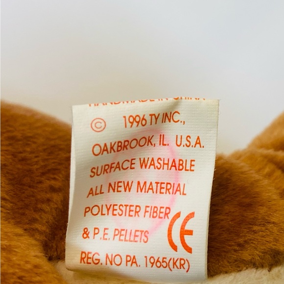 Beanie Babies TY collection “Pouch” 1996 edition birth date November 6, 1996 - Picture 5 of 5